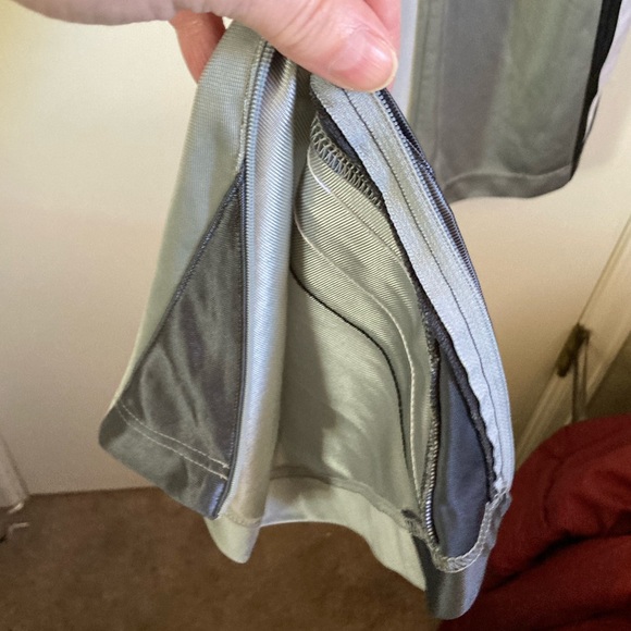 🌞Nike Kid’s Gray Track Pants with White and Black Stripes Down Each Side C - Picture 4 of 5